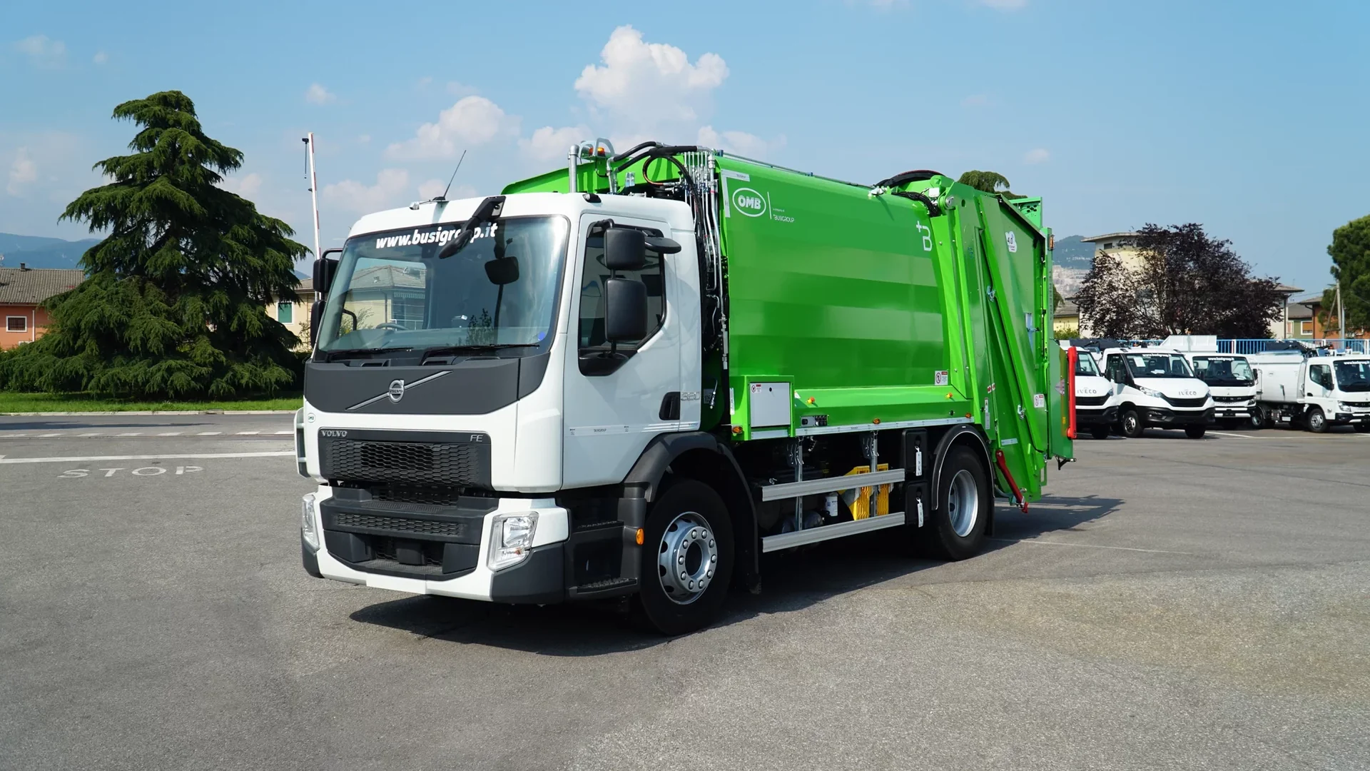 LEGEND – přední pohled, kabina Volvo FE